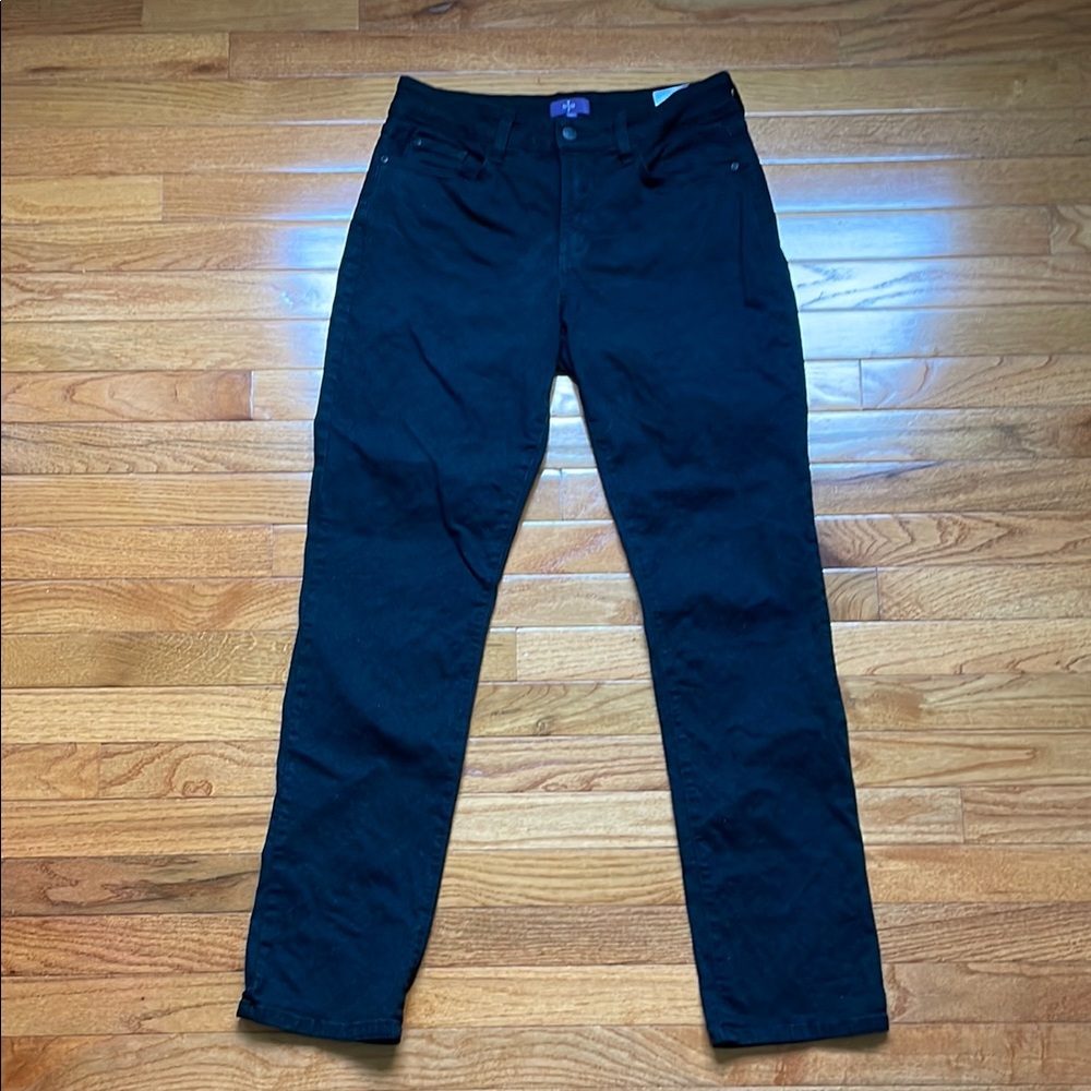 Black Skinny-Leg Pants- NYDJ